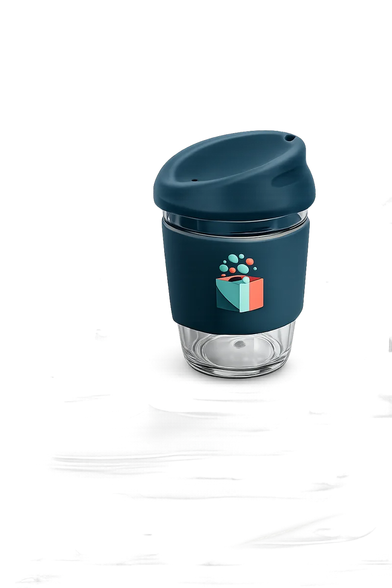 Silicone-grip coffee cups — Pebble Box