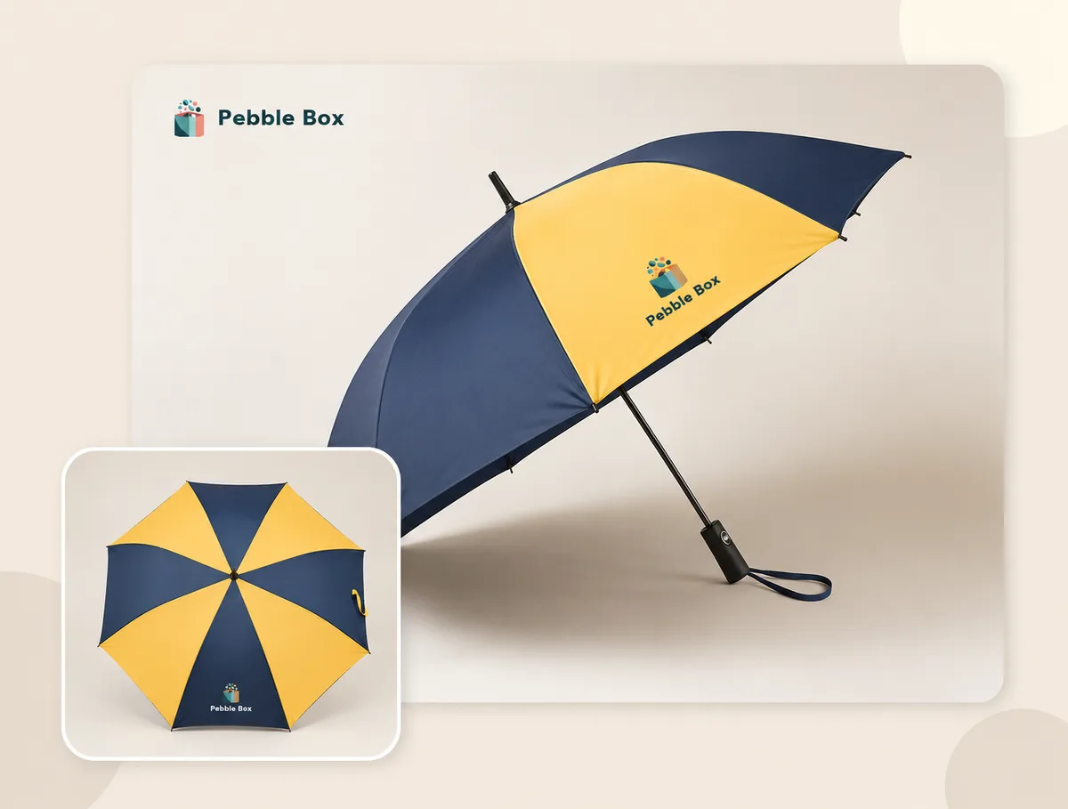 Umbrellas by Pebble Box